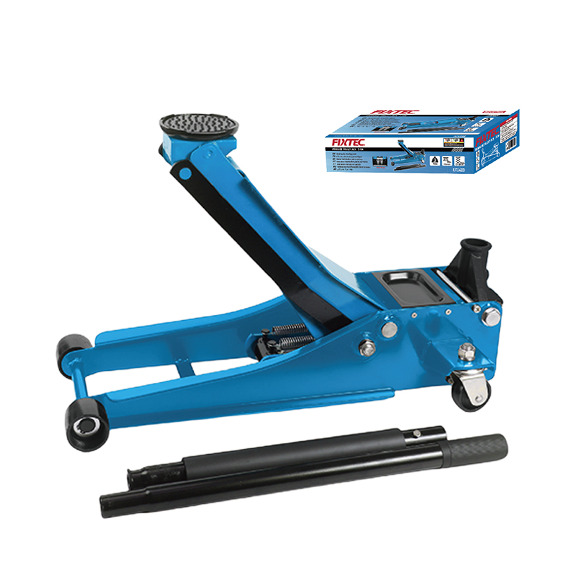 Workshop Tools Wholesale - FIXTEC卸売 3トン 手動式カージャッキ ポータブルスチール製トロリー油圧フロアジャッキ 自動車整備工場向け 車修理用