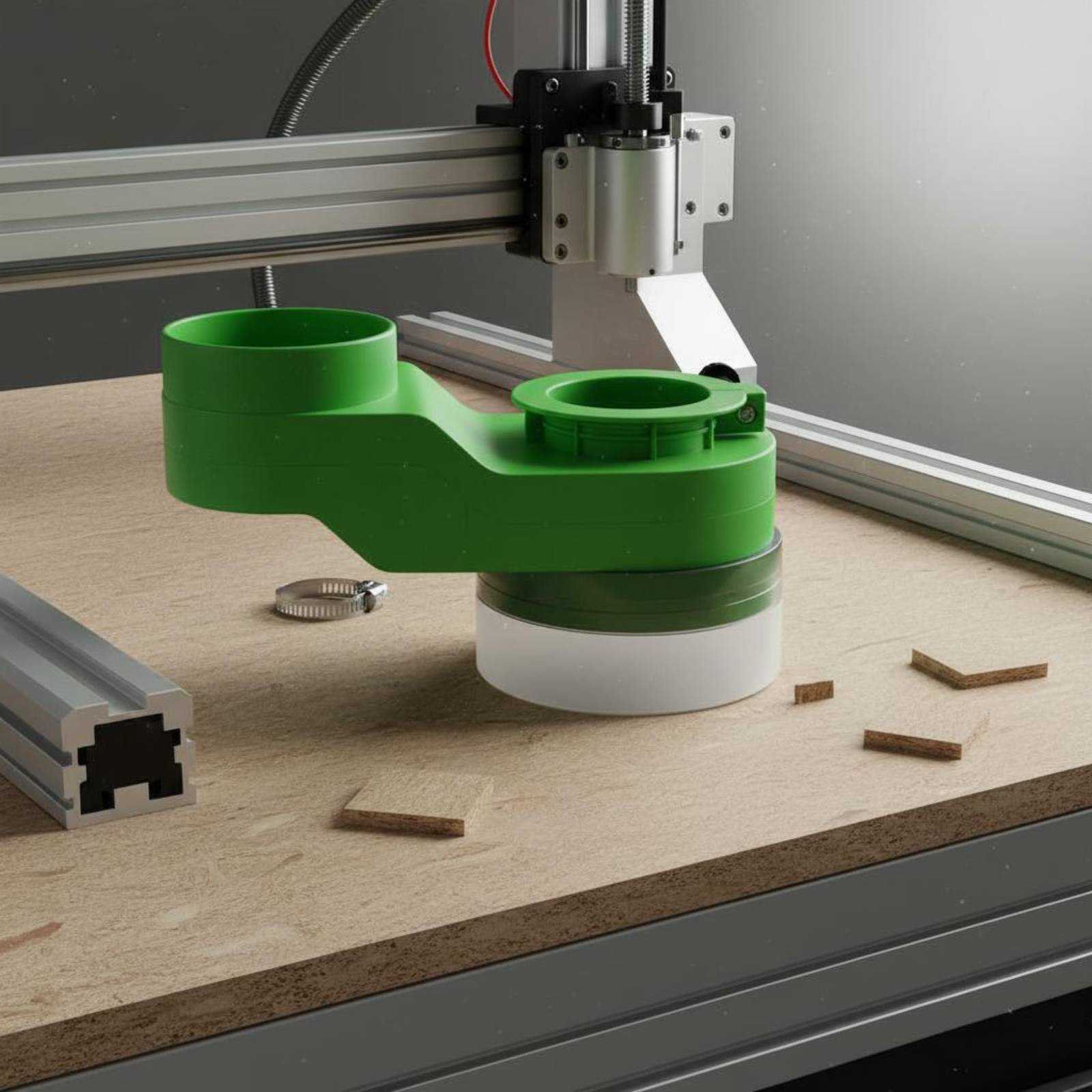 Workshop Cleaning Tools - スピンドルダストカバー クリーンカッティング CNCダストフード 工業用アクセサリー 工場、作業場向けの簡単ツール交換