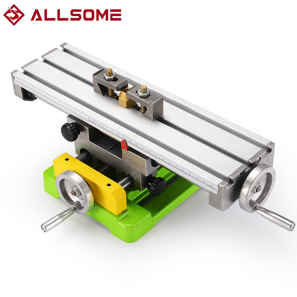 Workshop Tools Vice - ALLSOME MINIQ BG6350 多機能ドリル万力治具作業テーブルミニ精密フライス盤ワークテーブル HT2747