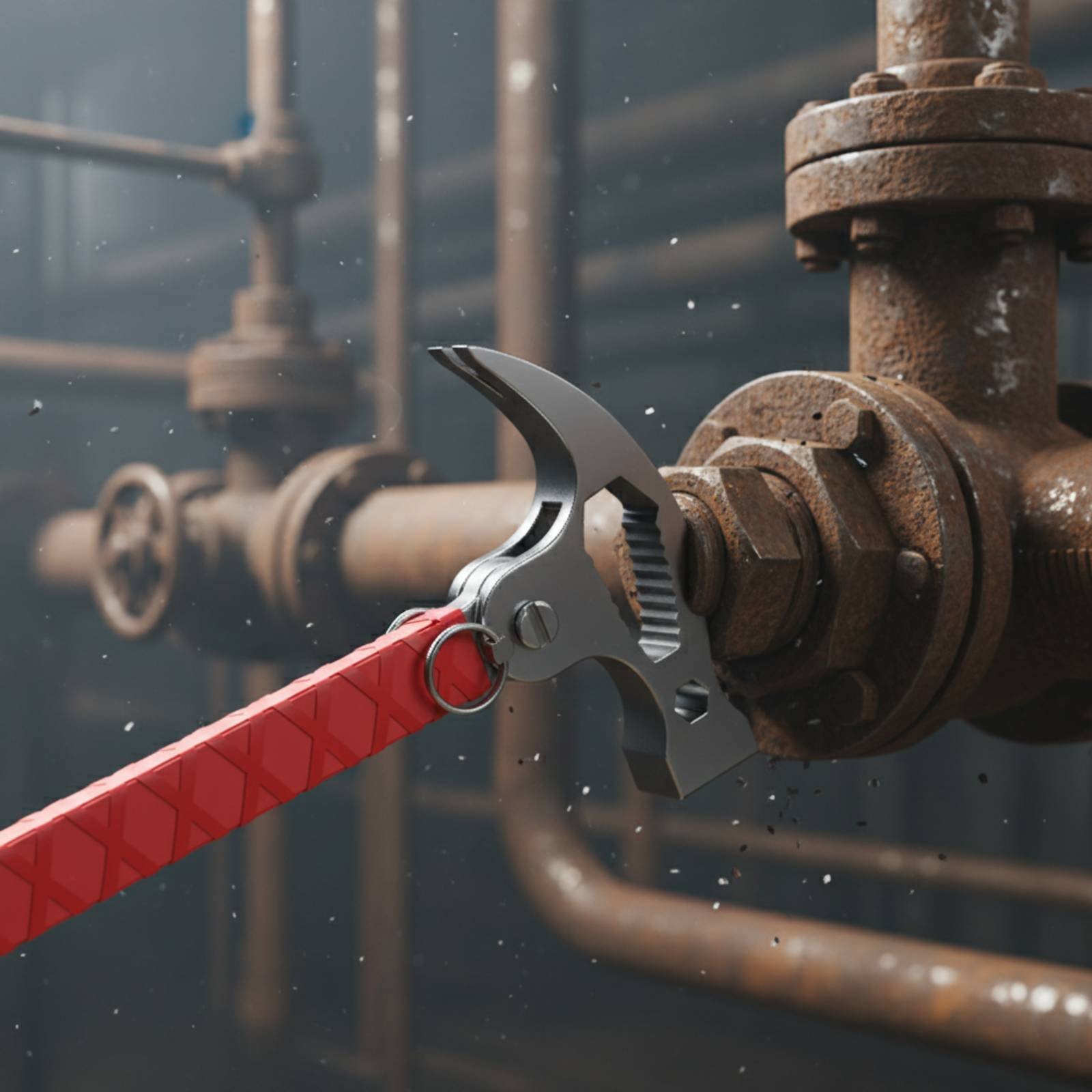 Workshop Tools Hammer - 調整可能なハンマーレンチ 高硬度ハンマーレンチ マルチツール 工業用グレード コンパクト ワークショップ、建設現場向け