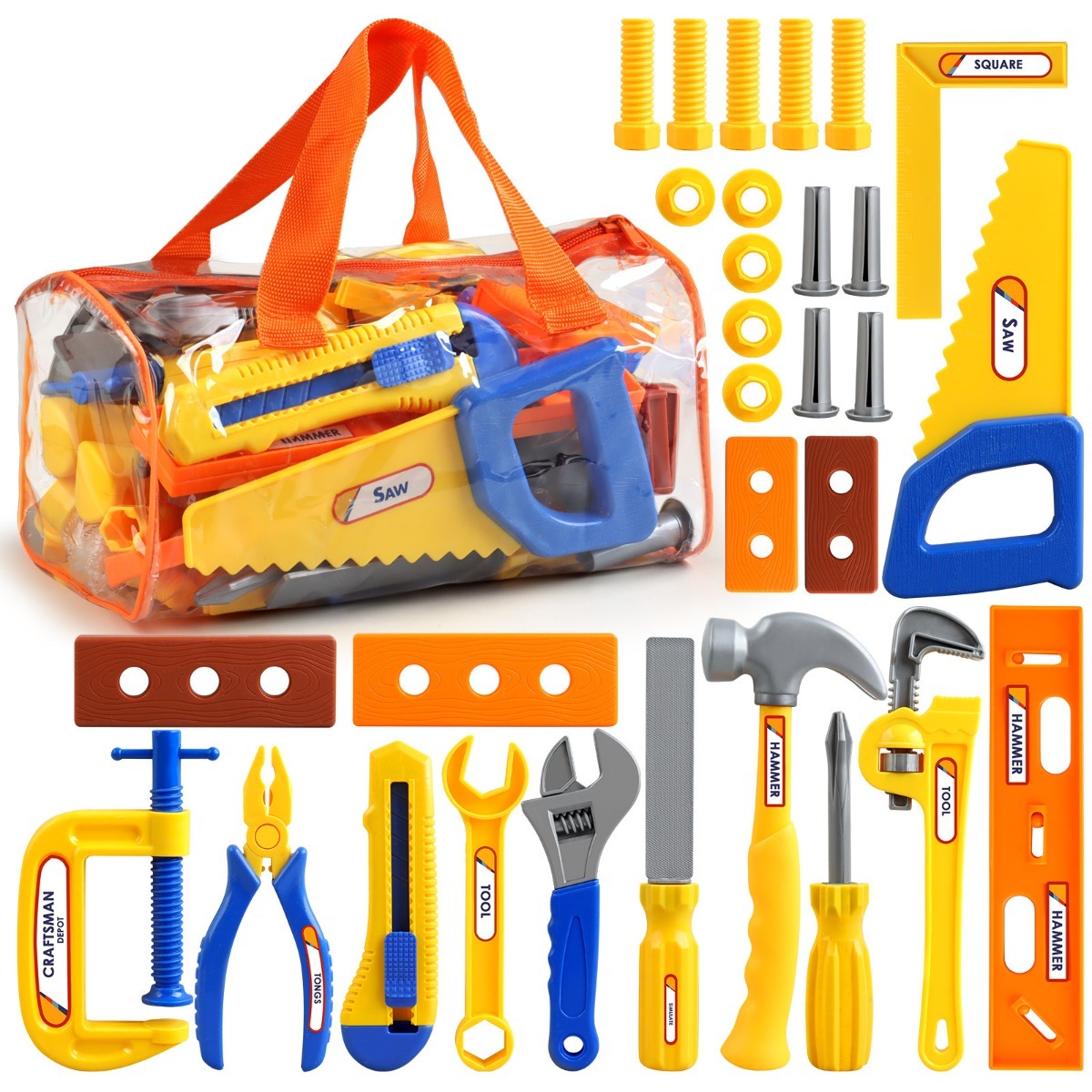 Tools Workshop Kids - シミュレーションメンテナンスツールプラスチック建設おもちゃセット 3 歳以上の子供向けモンテッソーリ教育ゲーム男の子女の子ギフト