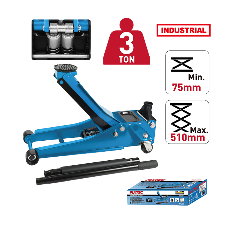 FIXTEC卸売 3トン 手動式カージャッキ ポータブルスチ - Workshop Tools Wholesale のレビューと価格