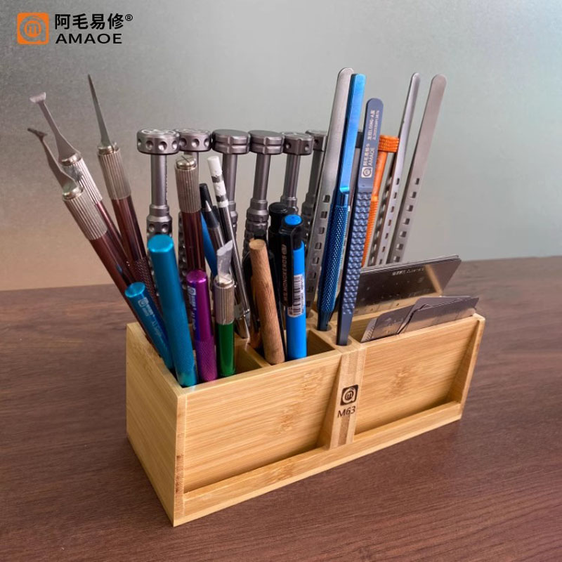 Amaoe M63 Bambo 収納ボックス多機能収納ラック - Tools For Woodworking Workshop のレビューと価格