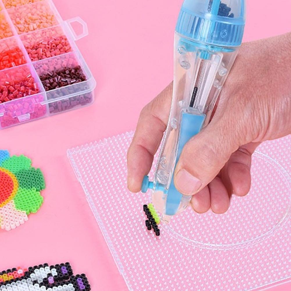パーラービーズペン DIY ツール子供パズル自動プレスアップ - Tools Workshop Kids のレビューと価格