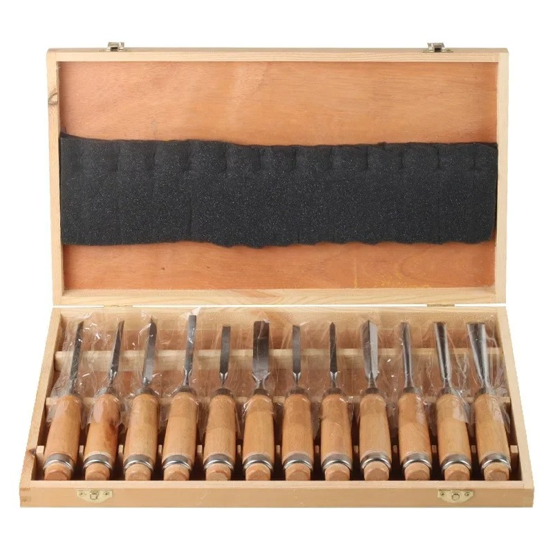 ワークショップ木工旋盤用ガウジ手動工具12個入り鋼製無垢材彫 - Tools For Woodworking Workshop のレビューと価格