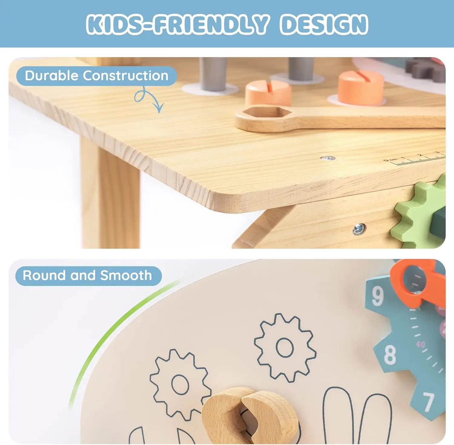 Robotime Robud キッズツールベンチセット 大型 - Tools Workshop Kids のレビューと価格