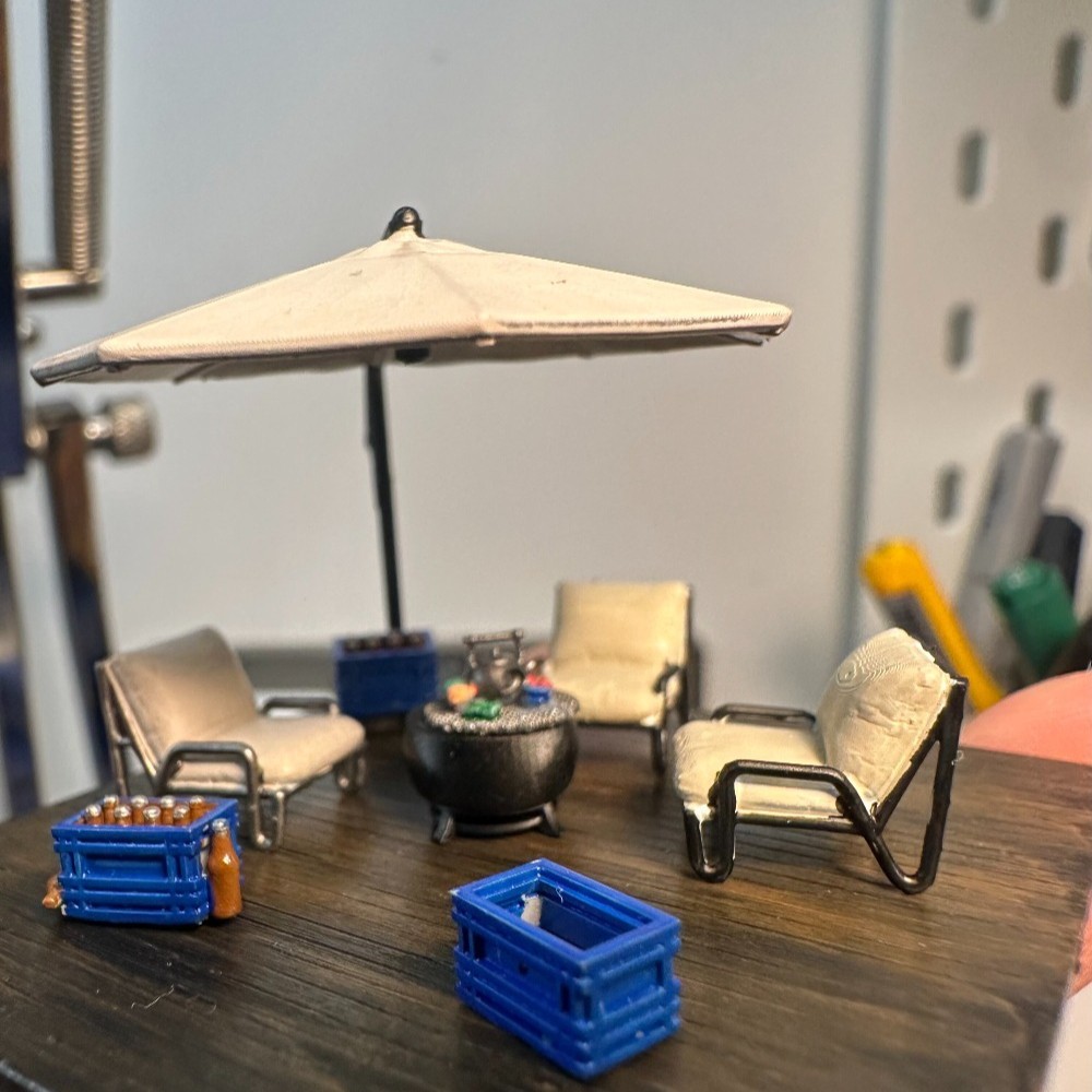 ジオラマ 1/64 レジャーテラス ミニチュアシーンモデル  - Tools Workshop Kids のレビューと価格