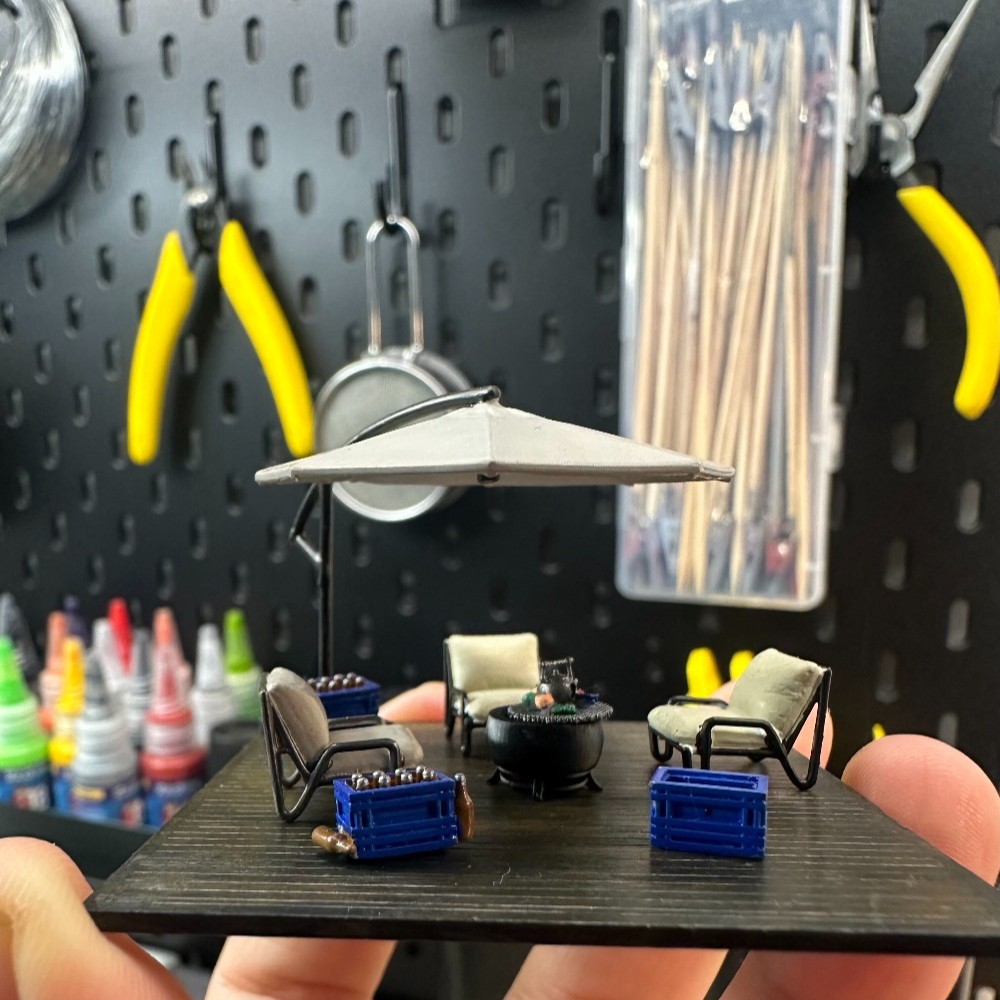 ジオラマ 1/64 レジャーテラス ミニチュアシーンモデル  - Tools Workshop Kids のレビューと価格