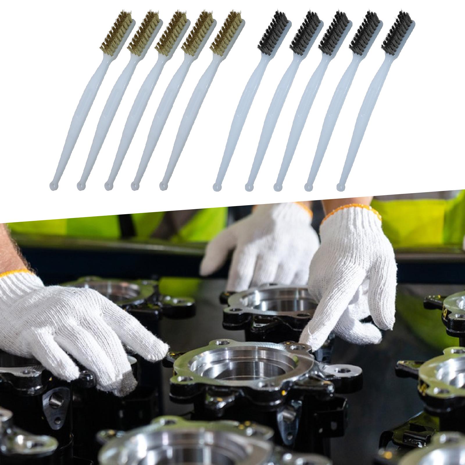 ワイヤーブラシセット 銅毛 エルゴノミックハンドル クリーニ - Workshop Cleaning Tools のレビューと価格