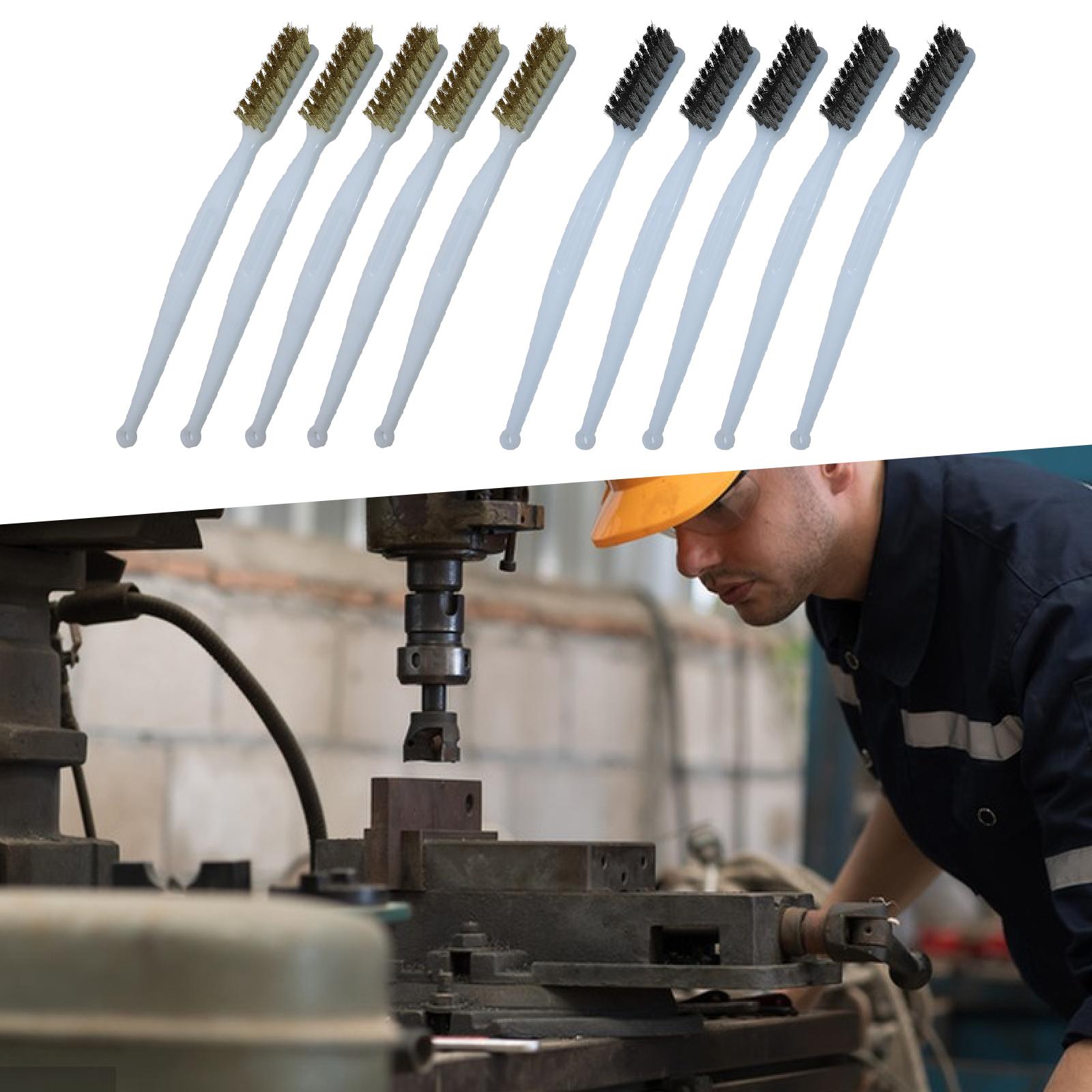 ワイヤーブラシセット 銅毛 エルゴノミックハンドル クリーニ - Workshop Cleaning Tools のレビューと価格