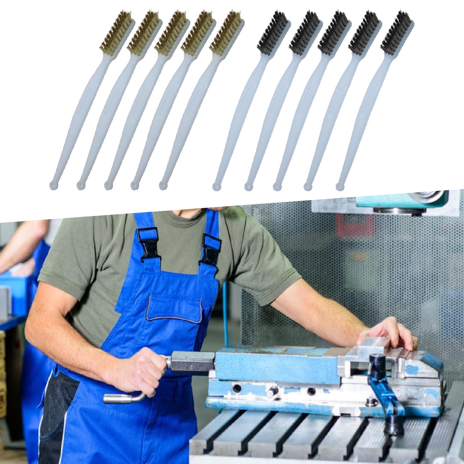 ワイヤーブラシセット 銅毛 エルゴノミックハンドル クリーニ - Workshop Cleaning Tools のレビューと価格