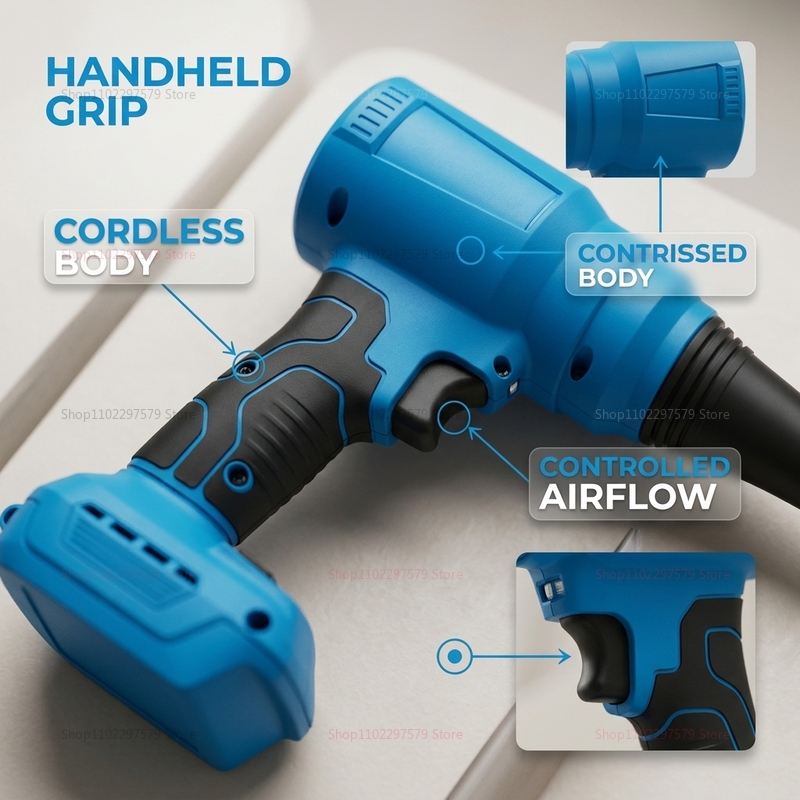 18V ブラシレスコードレスエアダスター電動ブロワー集塵ツー - Workshop Cleaning Tools のレビューと価格