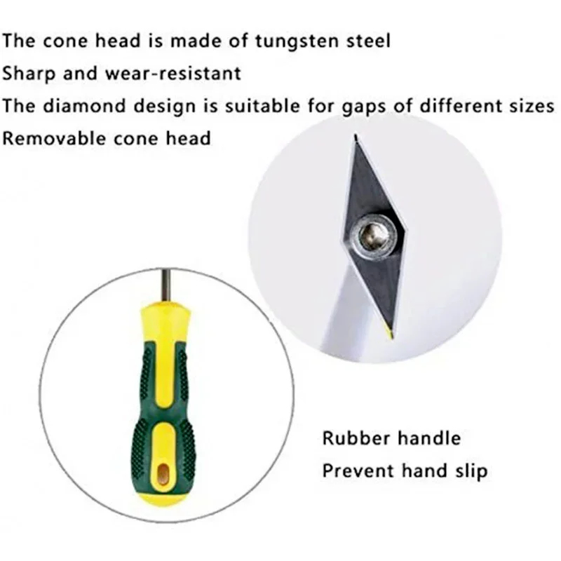交換可能なセラミックタイルグラウト除去剤タングステン鋼タイル - Workshop Cleaning Tools のレビューと価格