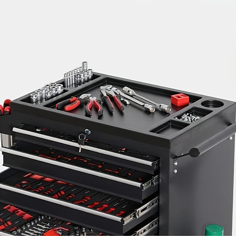 1台の頑丈な7段引き出し金属製ツールトロリー、防水自動車修理 - Design Tools Workshop のレビューと価格